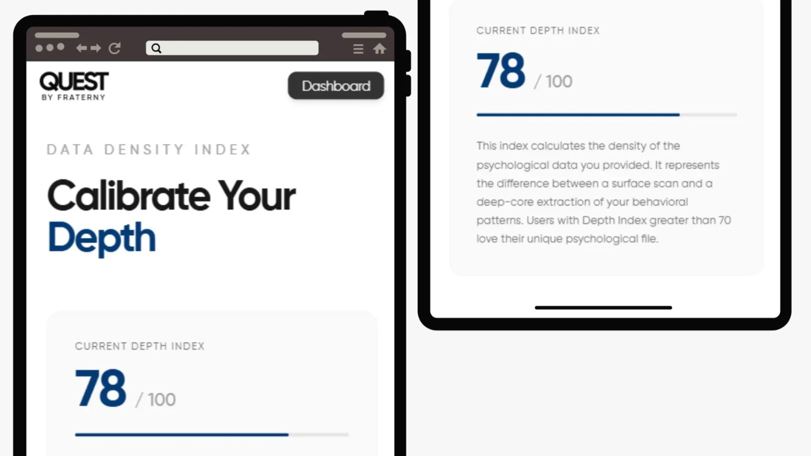 Quest depth and resources